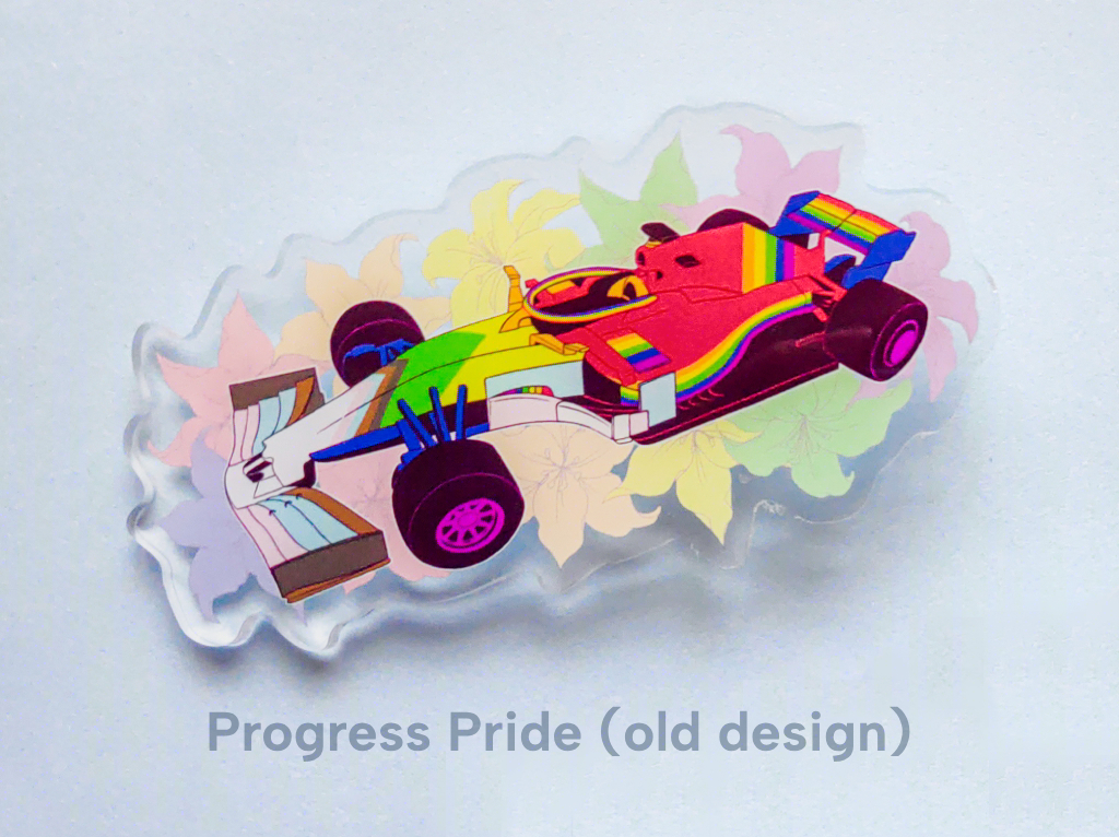 Pride Livery Acrylic Badges