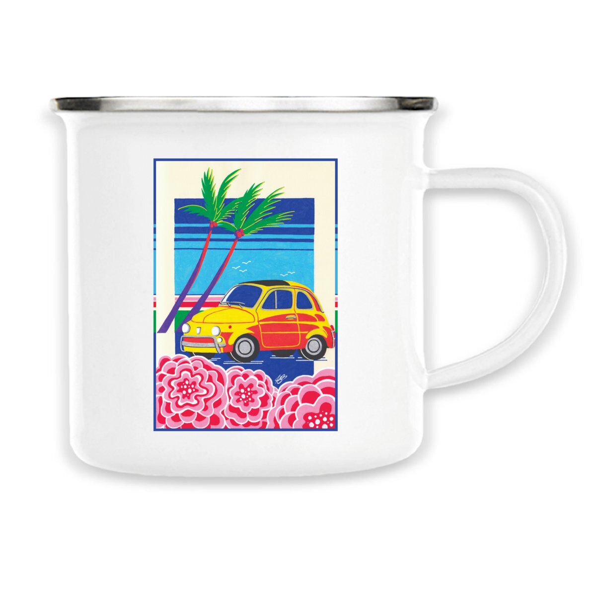 summer 500 - Enamel mug