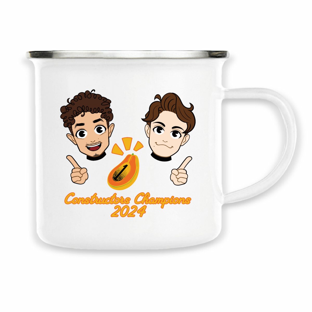 Papaya Champions 2024 - Enamel mug