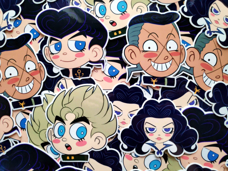 Morioh Kids - JoJo's Bizarre Adventure - Stickers