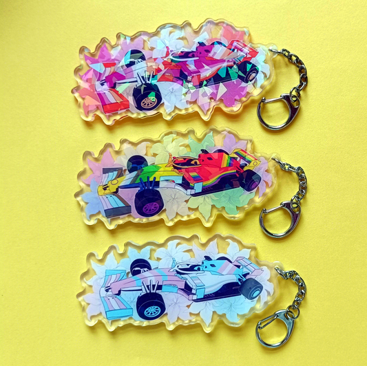 Pride Livery Holographic Keychains