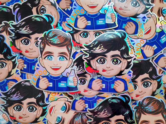 PAPAYA BOYS - Holographic Stickers