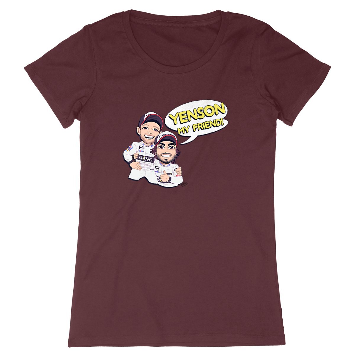 YENSON MY FRIEND - Women T-shirt - 100% organic cotton - EXPRESSER