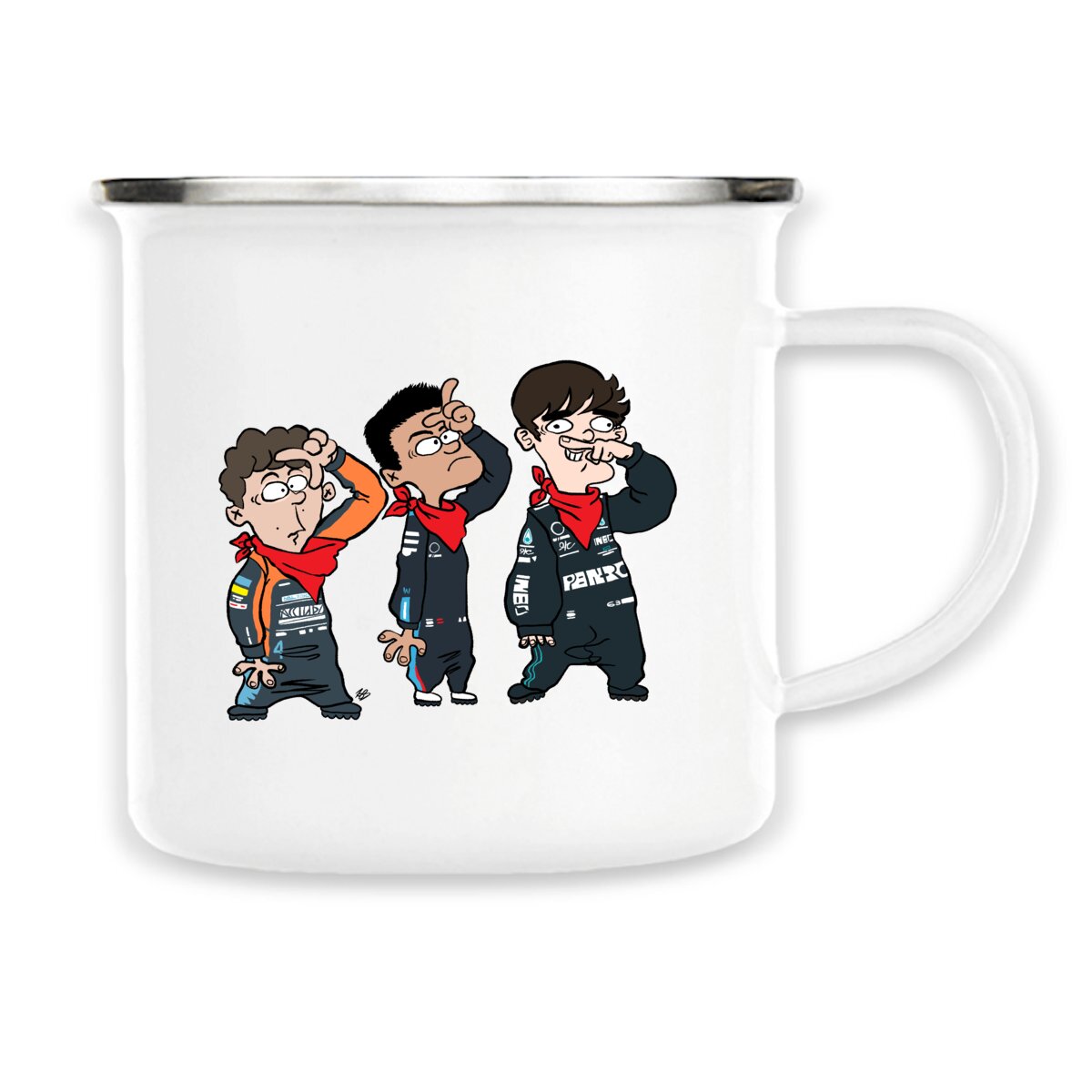 Urban Racers - Enamel mug